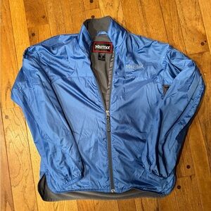 Marmot Womens Size: XS Blue Fleece Lined Windbreaker Jacket Coat Hiking Cycling